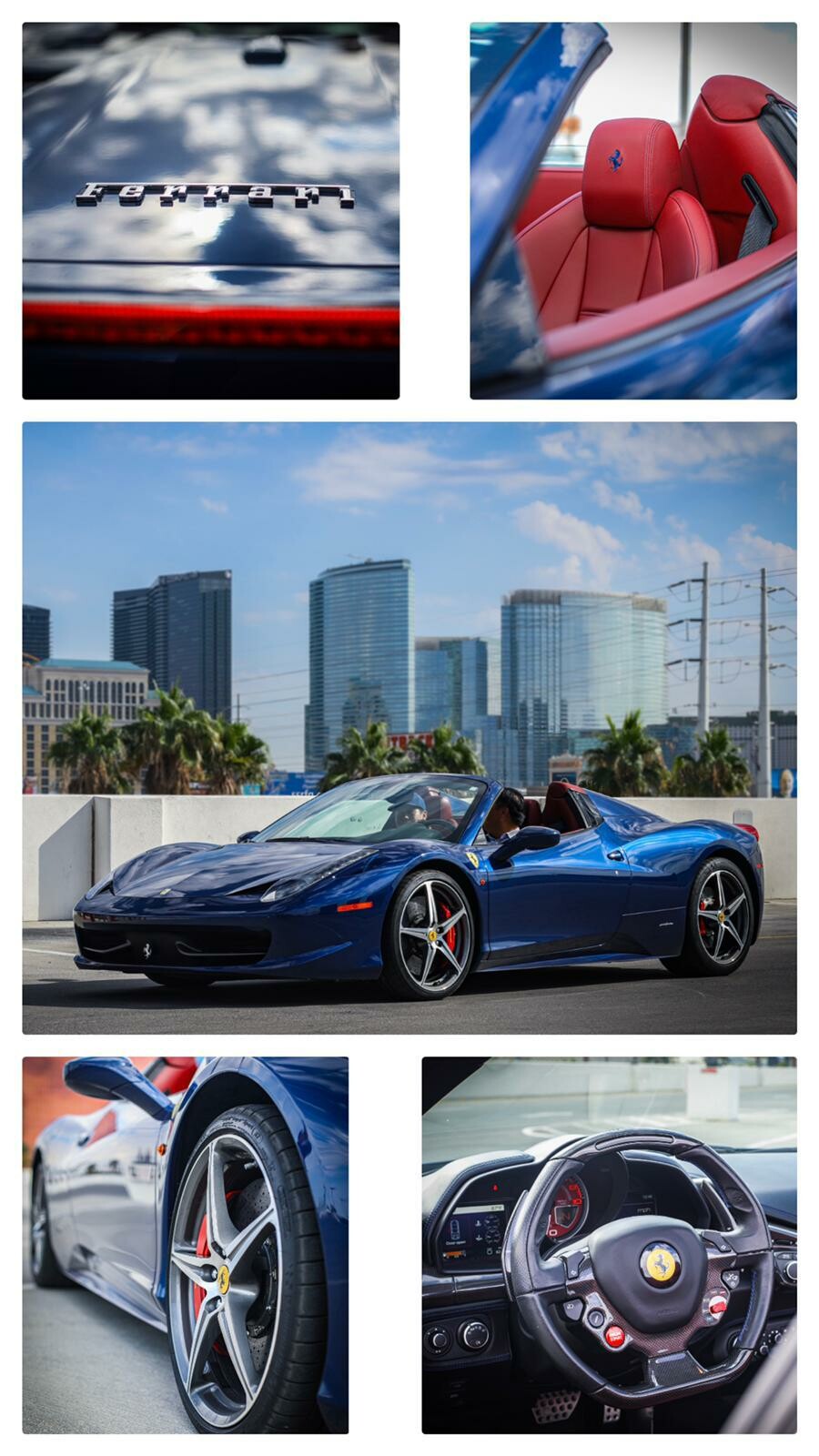 PreOwned 2015 Ferrari 458 Spider for Sale in Las Vegas Vin
